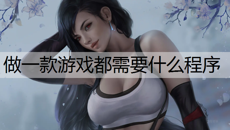 做一款游戏都需要什么程序